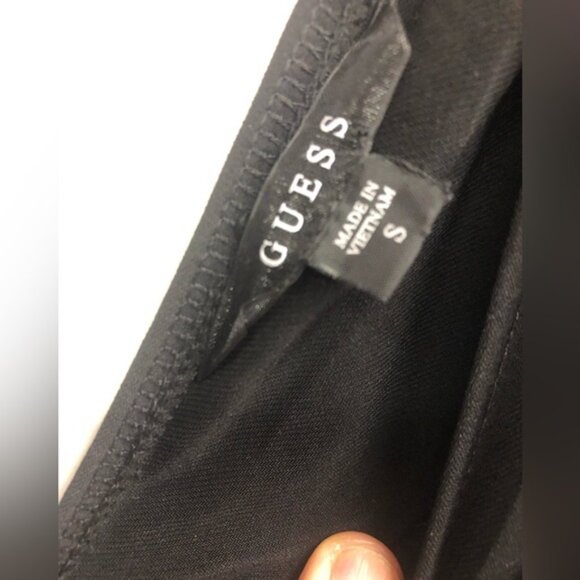 GUESS RUCHED TOP LONG SLEEVE WITH BACK ZIPPER - Picture 3 of 4